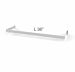 Vertik - Hangrail For Hangers in Pure White.  Length: 36" and a Depth: 11 1/4".  
