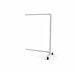 38″ Floor Vertik Stand Extension Unit in Pure White.  Setting Dimensions: 38" W x 56" H.   For use with all Vertik accessories.  