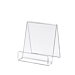 3.5" W x 4" H Acrylic Easel Display With 1" Opening. Used to display a sign, printed literature, flyers or any type of promotional literature. Includes a 1" deep opening at bottom.