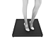 Aspect Mannequin Platform is designed to showcases your display mannequins.  Designed to fit between the frame of the Aspect Floor Merchandisers or as a stand alone mannequin base. Includes adjustable floor levelers.