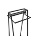 Aspect 24" W Drop Down Hang Bar   For use with the  24" Wide Aspect Double-Sided Floor Merchandiser Offset saddle mount brackets give you the option to add two Drop Down Hang Bars on either side of the Merchandiser. 