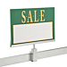Sign Holder Magnetized Clamp w/ 3/8" Fitting is for use with square and rectangular tubing.  Chrome finish and is 1" W x 2 5/8" L.  

