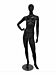 Female Mannequin featuring right hand on hip pose.  Mannequin Dimensions: Height: 5' 9", Shoulder: 17.5", Chest: 32.5", Waist: 24" and Hips: 34'".  Available is glossy white or black.  