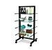 Vertik 26″ Retail Shelving Stand for 8 Shelves, 14″-16″D | Chic Black, 1-Section.  Setting Dimensions: 26" W x 56" H.  