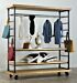 The Soho shelving unit features three adjustable shelves with heavy duty locking casters that allow you to easily move them around when needed. The metal frame provides an attractive look, ideal for any setting or decor style.  Comes in white or distresse