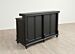 Black Two Tier Counter features two shelves for product storage, two drawers for supplies and materials, as well as a cash wrap section with ample room for transactions and credit card payments.  Size: 67" L x 28" D x 44" H