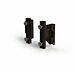 Vertik - Side Sign/Mirror Clamp Set (L&R) | Chic Black.  Maximum Sign Width: 23 3/4 and Maximum Sign Thickness: 3/16".  