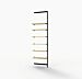 Vertik Wall Mounted Retail Display Shelf Unit, For 6 Shelves, 10″-12″D | Chic Black, Extension, 1-Section