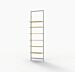 Vertik Wall Mounted Retail Display Shelf Unit, For 6 Shelves, 10″-12″D | Pure White, 1-Section.  Setting: 26" W x 92" H