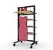 26″ Retail Clothing and Shelving Vertik Stand for 5 Shelves w/1 Faceout | 1-Section, Chic Black. Setting Dimensions: 26" W x 56" H.   