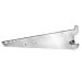 Heavy Duty Standards Shelf Brackets are designed to be used with heavy duty surface mount or recessed .125" thick standards with 1" slots on 2" centers. Shelf Bracket can be used with Glass, Wood and Plastic Duron Bullnose shelves, and available in 10", 1