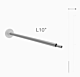 Single Glass Shelf Clamp | Tube Display Component
