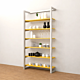  Alta Wall Unit with Six Shelves Retail Display Kit includes: 6- Large Maple Shelves, and 6 shelf bracket kits. Product Dimensions: 96