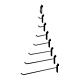 Black Heavy Duty Slatwall Hooks