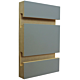 Calypso Gold Melamine Slatwall Panel