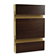 Calypso Gold Melamine Slatwall Panel