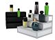 Stackable Display Riser Platforms are available in three sizes and two finishes. Each riser can be used as a standalone display or stacked to create a taller display. When all three sizes are stacked, it creates a wonderful 3-Tier counter display. 