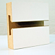LPL White Slatwall Panel Sample
