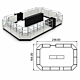 Standard Extra Vision Kiosk Layout 2