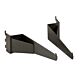 Pipe System Shelf Bracket Set