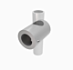 Single Glass Shelf Clamp | Tube Display Component
