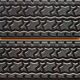 Tire Tread Slatwall Panel 