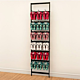 Pure White Vertik Wall Mounted Retail Display 12 Rectangle Shelf Shoe Display | 1-Section