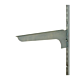 Wood Shelf Bracket for Universal Standards for use with Universal surface-mounted slotted wall standard that are 11/16
