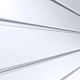 Frosty White Steel Slatwall Panel