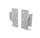 Vertik Wood Panel Adapter in Pure White.  Maximum Panel Width: 23 3/4