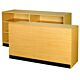 This Wrap Counter is ideal for retail stores, boutiques and commercial environments. The durable laminate surface protects the cash wrap from wear and adds a shiny luster. Features include four shelves and ships fully assembled.  You can use counter for a