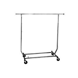 Collapsible Square Tube Rolling Rack | Salesman Rack | Single Bar ...