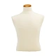 Male Shirt Jersey Form with Neckblock.  Includes a neck block in natural finish. Form has two 7/8