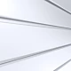 Frosty White Steel Slatwall Panel