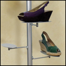 Rod Shoe Displays, perfect for a retail environment. Wide Variety and Excellent Quality from Creative Store Solutions.
