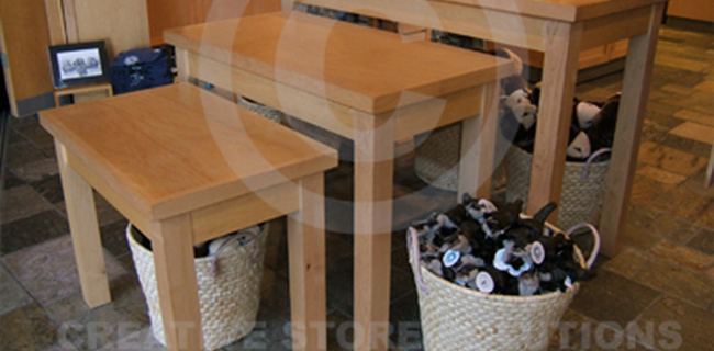 This style counter is great for general retail